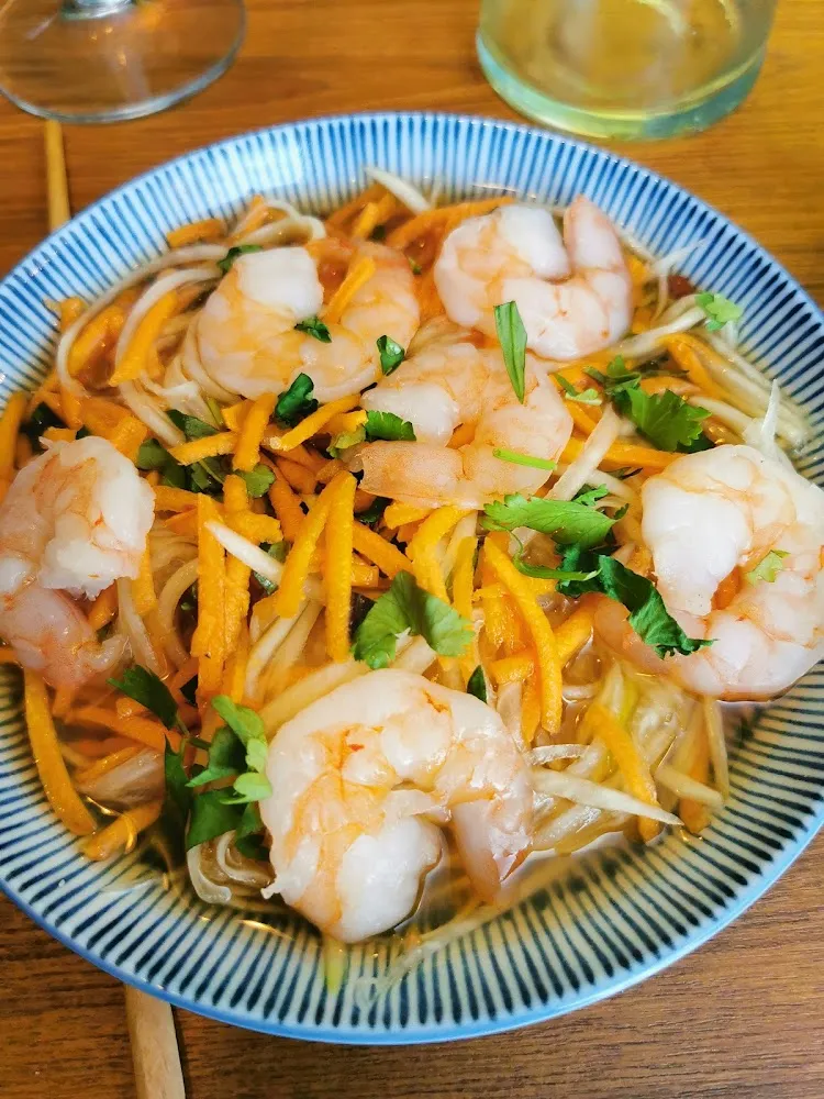 Salade Papaye Crevettes